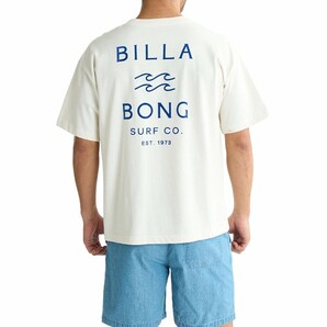 【SALE】★送料無料★2025春夏 新品【BILLABONG/ビラボン】ONE TIME Tシャツ 【WIDE FIT】 CRM メンズL BF01A212