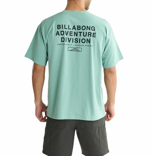 ★送料無料★2025春夏 新品【BILLABONG/ビラボン】 ADIV LOGO 2.0 Tシャツ【WIDE FIT】 MGN メンズXL BF01A219