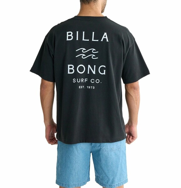 ★送料無料★2025春夏 新品【BILLABONG/ビラボン】ONE TIME Tシャツ 【WIDE FIT】 BLK メンズXL BF01A212