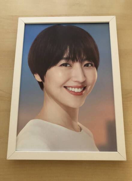 kj ★額装品★ 長澤まさみ 資生堂 エリクシール 貴重広告 写真 A4額入り ポスター風 女優 化粧品 映画 ドラマ グラビア 癒し 笑顔 dvd