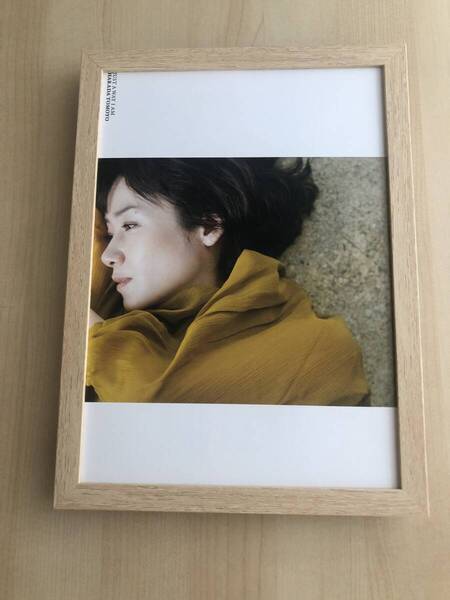 kj ★額装品 ★ 原田知世 横顔 グラビア B5サイズ額入り ポスター風デザイン 貴重写真 女優 アイドル 映画 ドラマ CD dvd