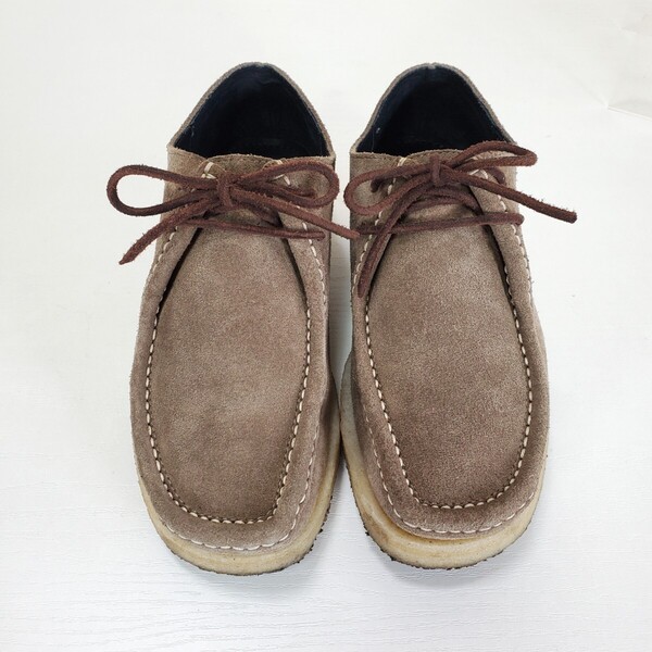 極美品◆Padmore&Barnes パドモア & バーンズ × LENO(リノ)別注 スエードレザー ワラビーシューズ モカシン レディース(UK3■22~22.5cm)