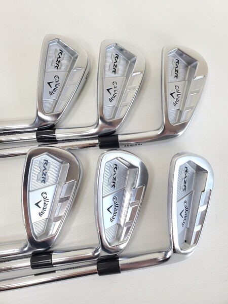 特別注文品◆美品 Callaway キャロウェイ RAZR X FORGED レイザーX レーザーX アイアン 5I~PW(6本セット)NS PRO モーダス3 TOUR 120 硬さS