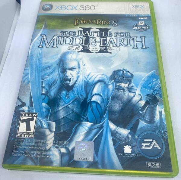★海外版・アジア版★Xbox360★ The Lord of the Rings Battle for Middle Earth II 中古 激レア