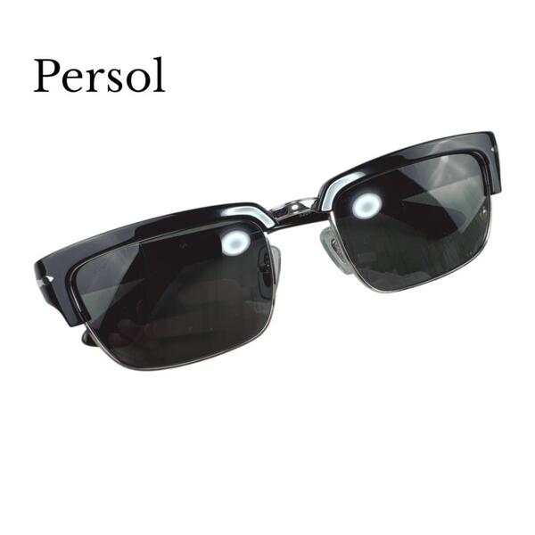 Persol ペルソール サングラス スクエア 3354-S 95/31 54□20 145 3N ブラック