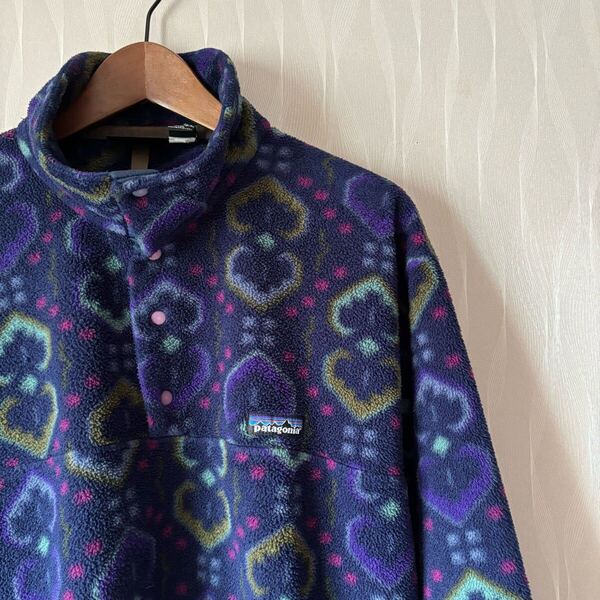 パタゴニア patagonia 90s スナップT USA製 Mサイズ タペストリー柄 ビンテージ 総柄