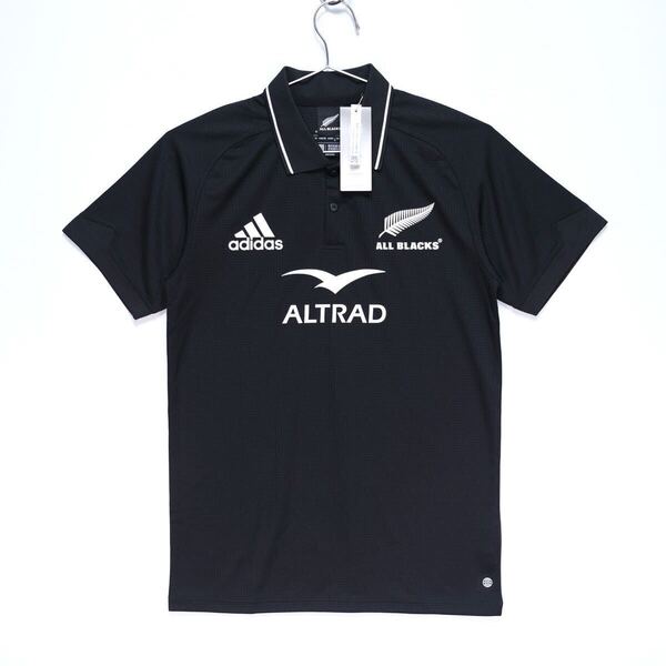 【送料無料】【未使用】adidas(アディダス)/ラグビー ニュージーランド代表 オールブラックス ホームポロシャツ/HG7297/ブラック/Sサイズ