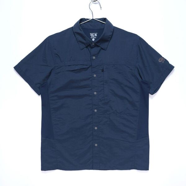 【送料無料】MOUNTAIN HARDWEAR(マウンテンハードウェア)/CANYON SHORT SLEEVE SHIRT/キャニオンショートスリーブシャツ/OM4636/ネイビー/S