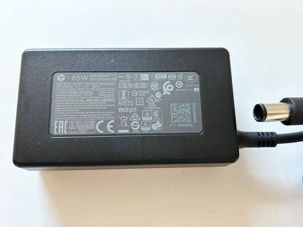 ① HP ACアダプター 65W 19.5V 3.33A 丸ピン 7.5ミリ EliteDesk 800 ProDesk 400 小型ミニPC用
