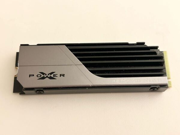Silicon Power XS70 M.2 2280 PCIe SSD NVMe 1TB 1000GB ヒートシンク付け