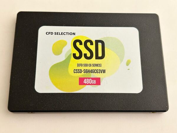CFD SSD 480GB 2.5インチ SATA 3D NAND CSSD-S6H4GCG3VW