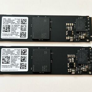 二個セット SAMSUNG PM9B1 M.2 2280 NVMe SSD 256GB PCIe Gen4 MZVL4256HBJD 合計512GB 未使用に近い