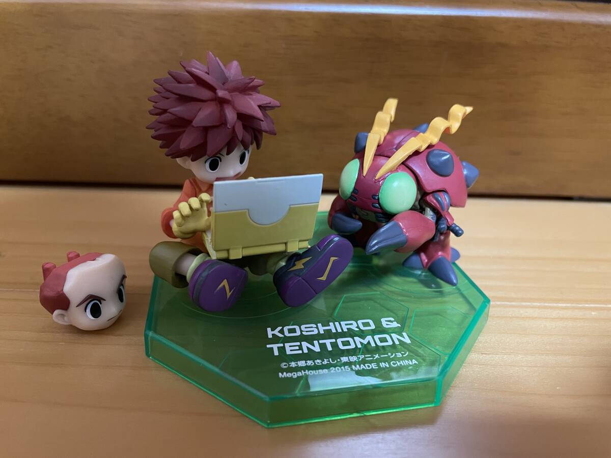 MegaHouse - デジモンアドベンチャー コシロ・イズミ&amp;テントモン フィギュアセット デジモンアドベンチャー コシロ・イズミ&テントモン フィギュア