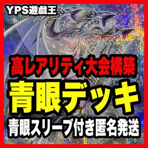 遊戯王 本格構築済み 青眼の白龍 デッキ ブルーアイズ 赤き竜 白き乙女 青眼
