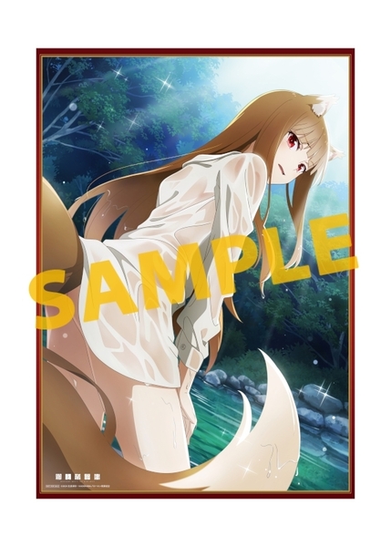 狼と香辛料 MERCHANT MEETS THE WISE WOLF Blu-ray アニメイト全巻購入特典 描き下ろしB2布ポスター ホロ