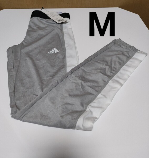 アディダス グンゼ インナーウェア レギンス タイツ 薄手 グレーモク adidas
