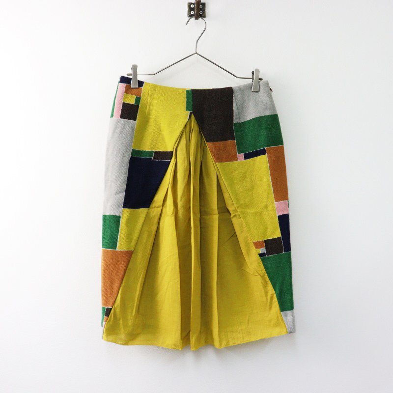 ミナペルホネン forest gate アンゴラ100% スカート[希少] ミナペルホネン forest gate アンゴラ100% スカート[希少]