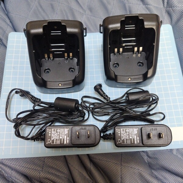 ICOM BC-208 BC-123S 急速充電器 ACアダプター IC-DPR5 IC-DPR6 アイコム 2セット