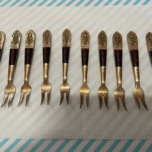 入手困難 SIAM シャム 仏像 NU フォーク 10本セット 昭和 レトロ アンティーク 中古