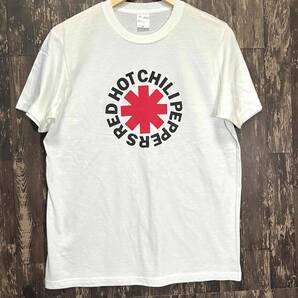 RED HOT CHILI PEPPERS・レッドホットチリペッパー・ロックTシャツ・白・L
