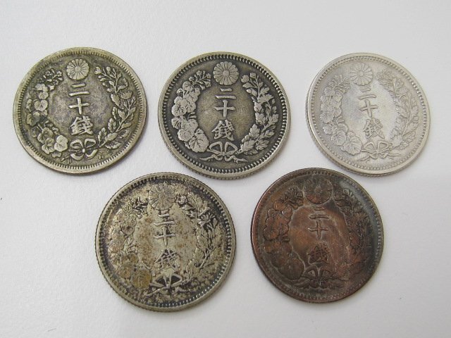 Yahoo!オークション - 【半ハネ明】 竜10銭銀貨 明治6年 下欠1