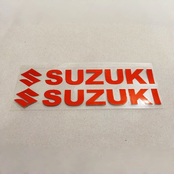 スズキ SUZUKI ステッカー バイク カッティングステッカー デカール 赤