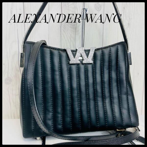 ALEXANDER WANG アレキサンダーワン ハンドバッグ ラインストーン バッグ ショルダーバッグ 黒 ブラック カバン 鞄