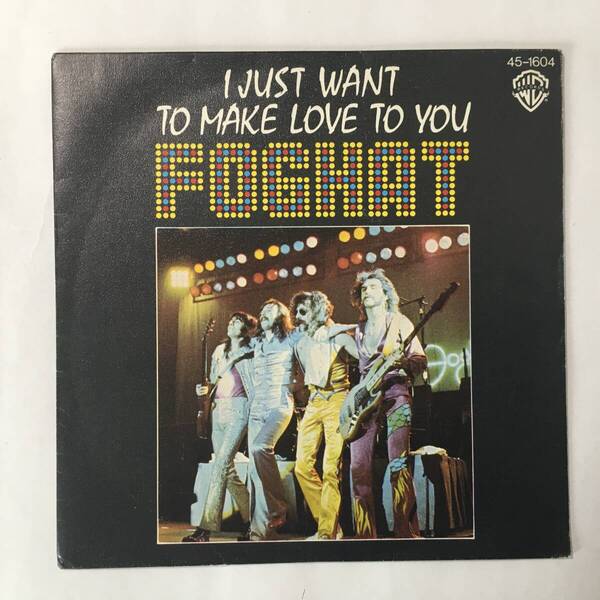 FOGHAT I JUST WANT TO MAKE LOVE TO YOU PROMO スペイン盤
