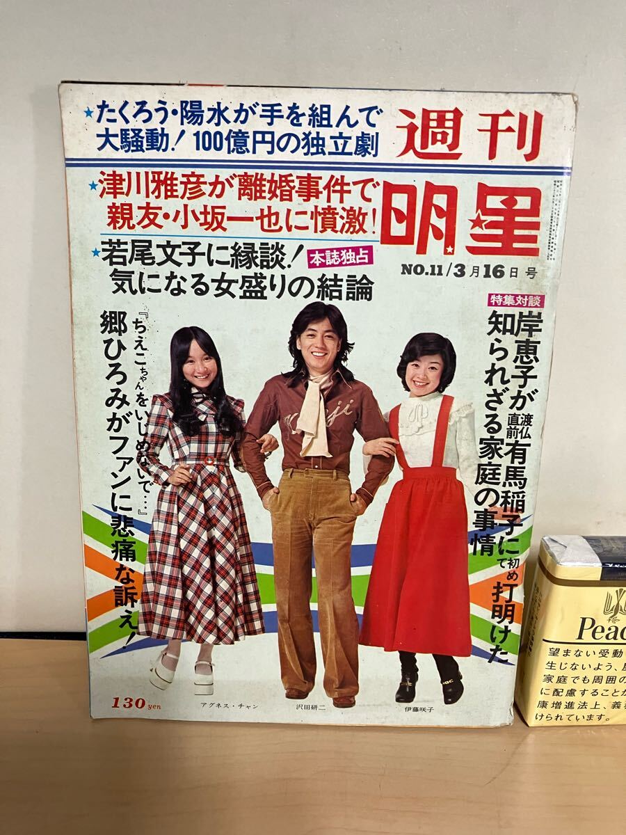 Amazon.co.jp: 明星5月号付録 ポスター 桜田淳子 野口五郎 篠山