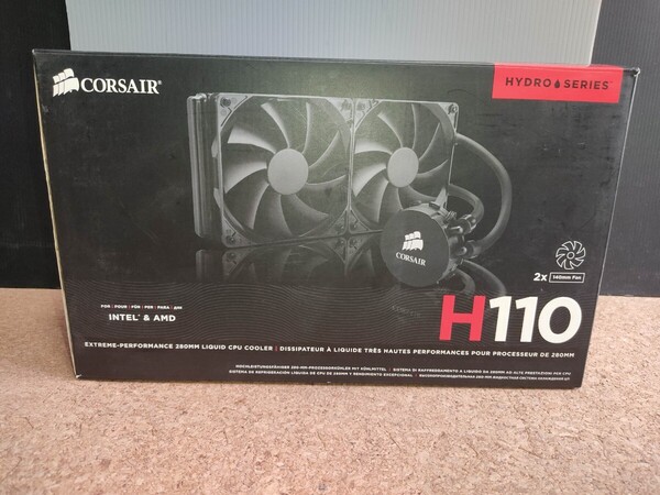 動作未確認 CORSAIR H110 簡易水冷CPUクーラー コルセア +089