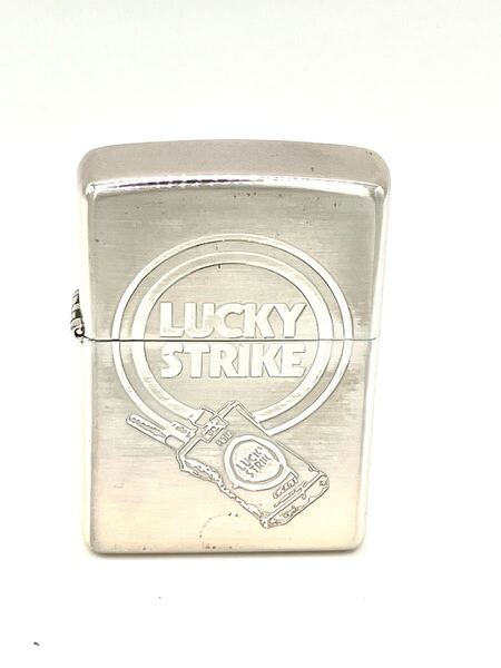 zippo ラッキーストライク 限定品希少モデル ヴィンテージ1999年製非売品 オイルライター 喫煙具 喫煙グッズ ジッポー