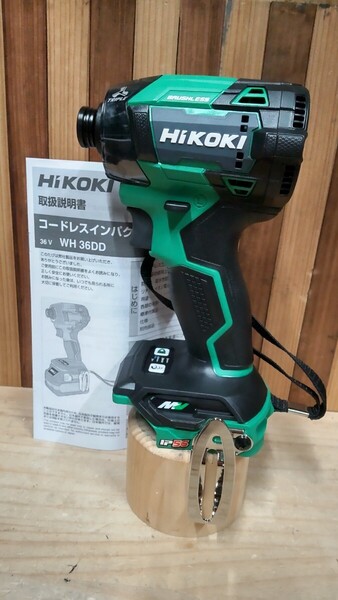 ハイコーキ WH36DD コードレス インパクトドライバ アグレッシブグリーン 本体 未使用 送料込み