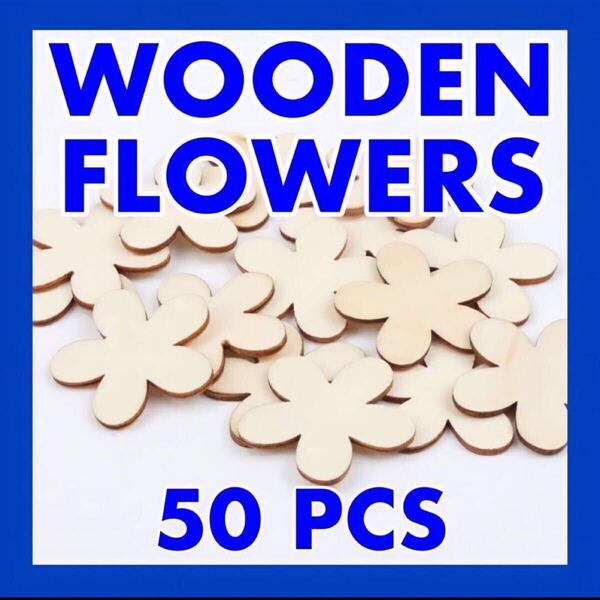 フラワー 花 トールペイント ハンドメイド 白木 インテリア 材料 素材 置物 木工製品 手作り アクセサリー 新品未使用 木製品