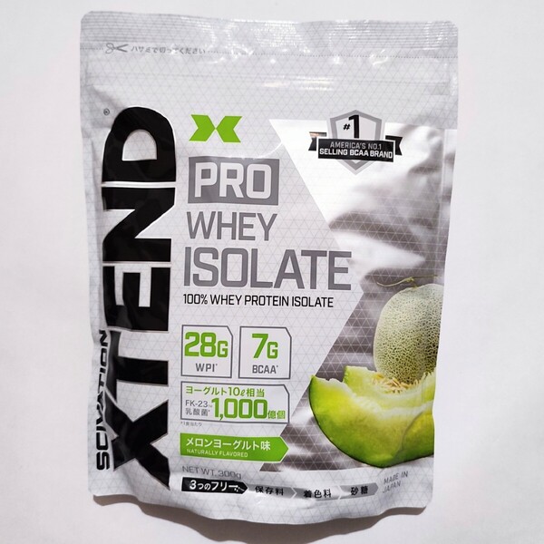 SCIVATION XTEND PRO WHEY ISOLATE メロンヨーグルト味 300g エクステンド ホエイプロテイン アイソレート BCAA WPI