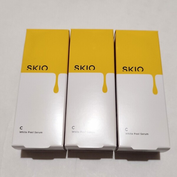 ロート製薬 SKIO VCホワイトピールセラム ミニサイズ 10mL×3本 美容液 メラニン シミ ビタミンC ビタミンC誘導体 ビタミンE