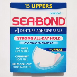 シーボンド Denture Adhesive Seals オリジナル上部用 15枚 エーザイ SeaBond 入れ歯用シート 入歯安定剤