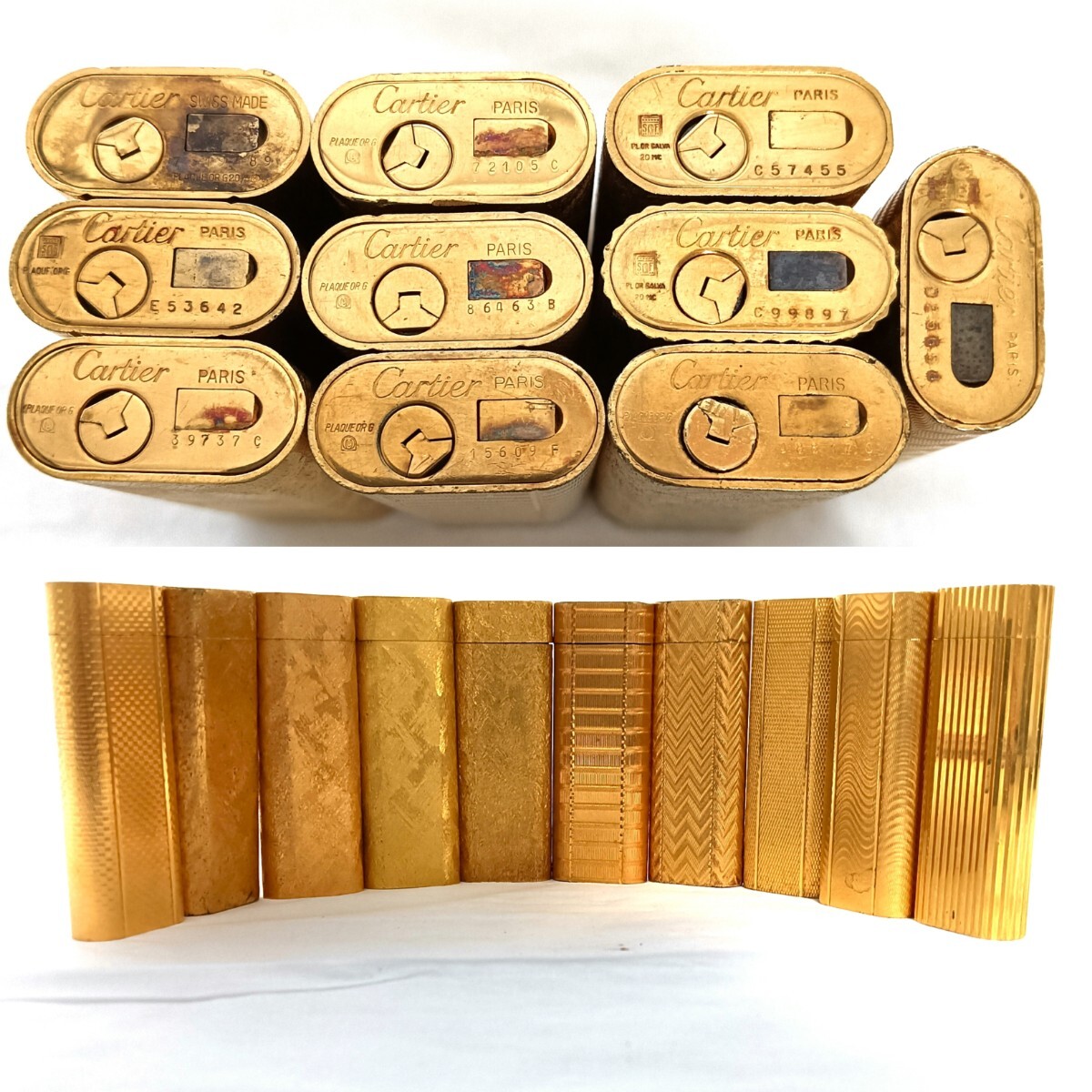 7点セット ◇ Cartier カルティエ ◇ ガスライター ゴールド