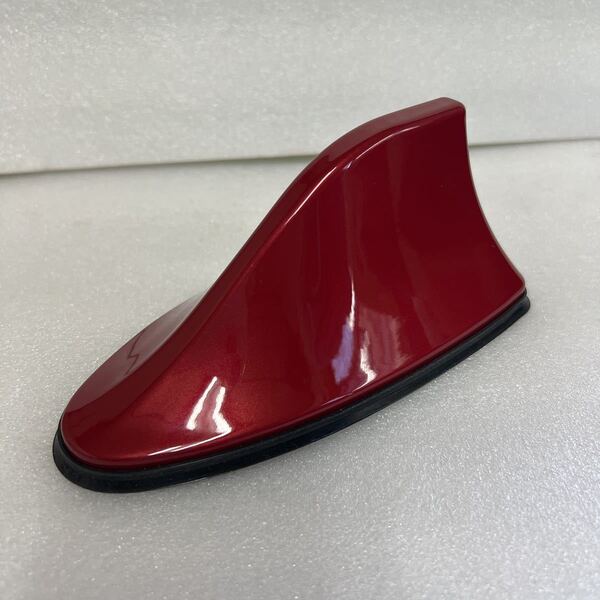 ゴム付/ご希望の純正色に塗装します★写真は三菱P19レッドメタリック/ドルフィン/シャークアンテナ/ミラージュ/コルト/RVR/ランサーEVO