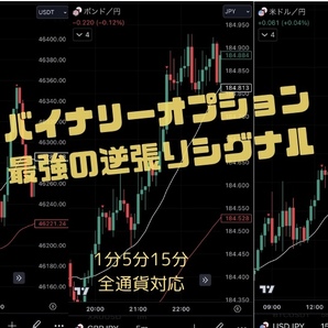 【バイナリーオプション】最強シグナル