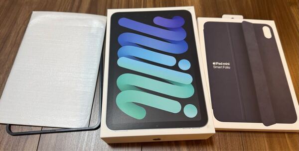 Apple iPad mini A17 Pro Wi-Fi cellular 256GB Space Gray 新品同様 限定保証あり 純正 smart foilo おまけ付き バッテリー 100%