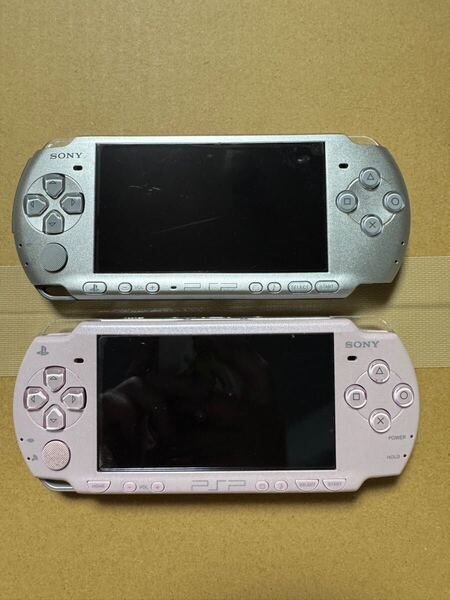 SONY 本体 PSP-3000 & PSP-2000 おまけ MHP3 メモリースティック サービスバッテリー