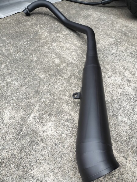 モンキー12V用メガホンマフラー