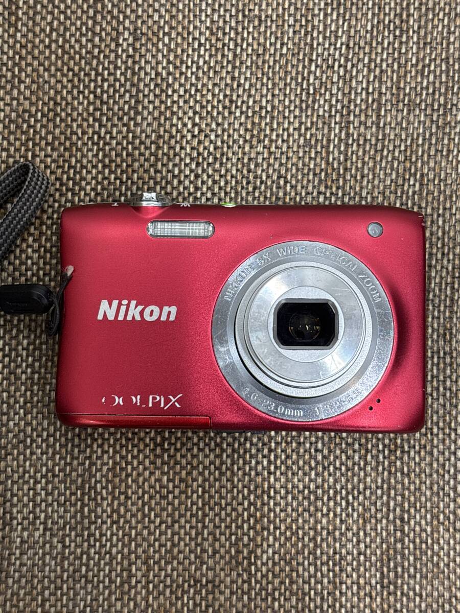 Nikon ニコン COOLPIX S2900 レッド デジタルカメラ コンデジ