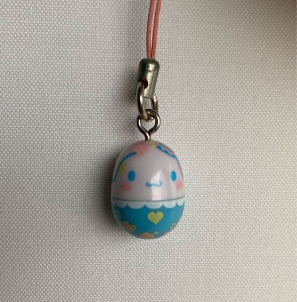 サンリオピューロランド 限定 2008年 たまご型 ストラップ シナモロール イースター エッグ サンリオ Sanrio マスコット グッズ
