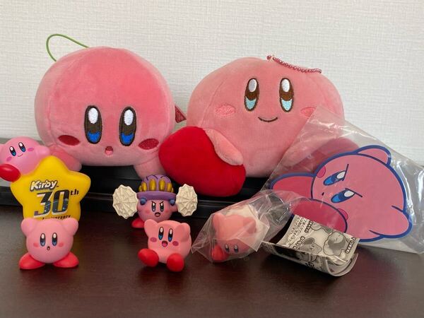 星のカービィ つまんでもちもち ぬいぐるみ ガチャ フィギュア セット まとめ 30th ソフビ ハグコット PUTITTO 一番くじ グッズ カービィ