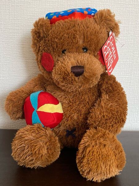 紙タグ付き GUND ガンド テディベア クマ くま ぬいぐるみ エネスコ Enesco アジア限定 PRESENT BOX MESSAGE BEAR