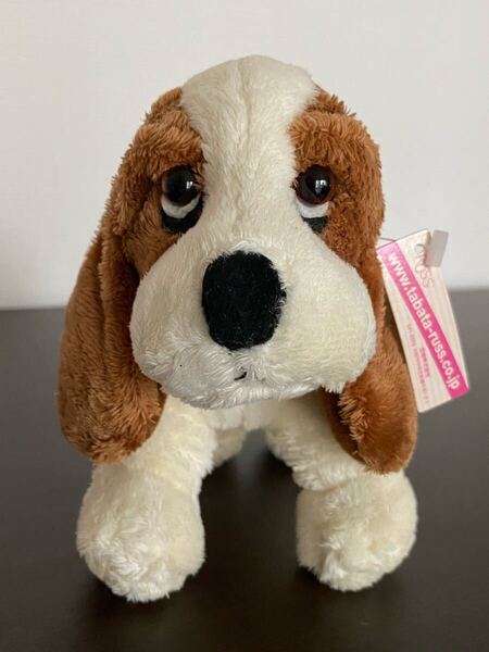 紙タグ付き 美品 Hush Puppies ハッシュパピー ぬいぐるみ 犬 グッズ RUSS バゼットハウンド 田畑株式会社