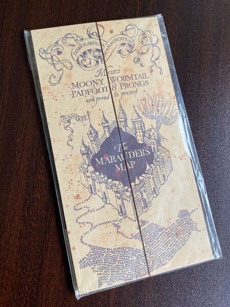 未開封品 ハリーポッター 忍びの地図 メモ帳 Harry Potter グッズ