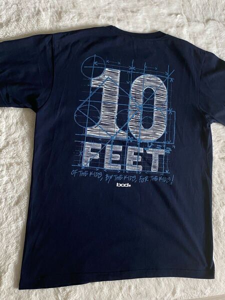 10-FEET ライブ 幾何学 Tシャツ Mサイズ ネイビー グッズ 2024 テンフィート 京都大作戦 ワンマン