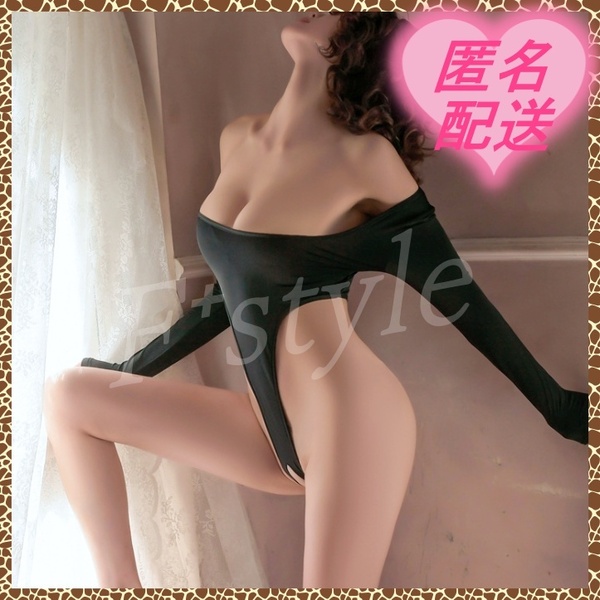 【送料無料】セクシー ランジェリー コスプレ コスチューム 勝負下着 可愛い オープンクロッチ ハイレグ Tバック 黒 レオタード M1306